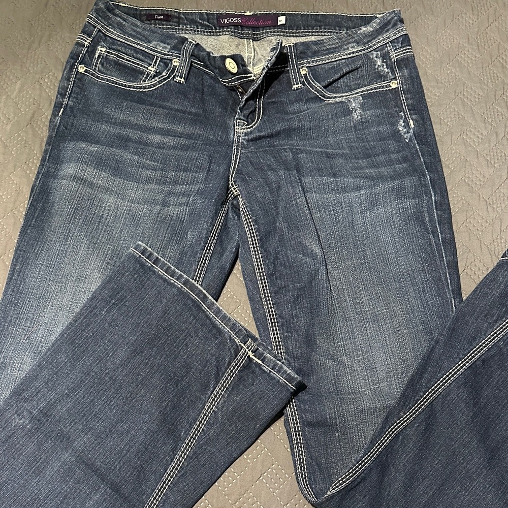 Vigoss Indigo Straight Leg Jeans